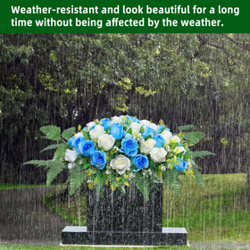 Lodou outdoor grave decorations ready for seasonal tributes.