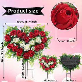 Lodou wreath diameter 35cm for prominent headstone decor