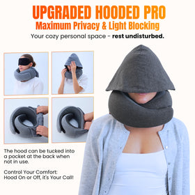 Closeup of LOEXAIR memory foam neck support and contour