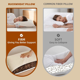 LOFE Buckwheat pillow cooling airflow keeps head cool