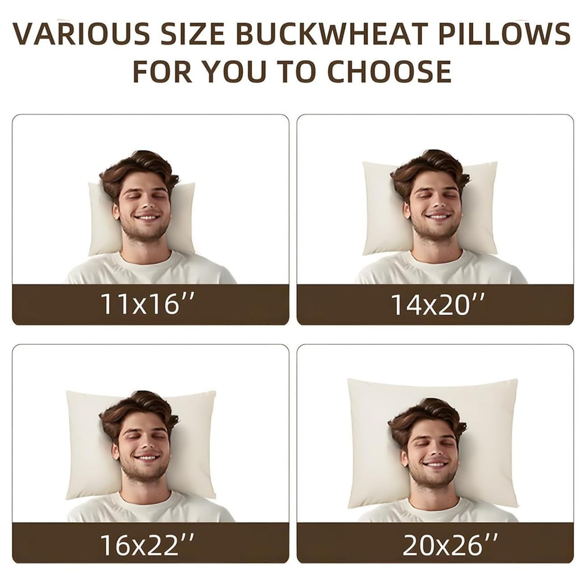 LOFE Buckwheat hulls produce gentle rustle for natural feedback