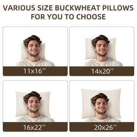 LOFE Buckwheat hulls produce gentle rustle for natural feedback