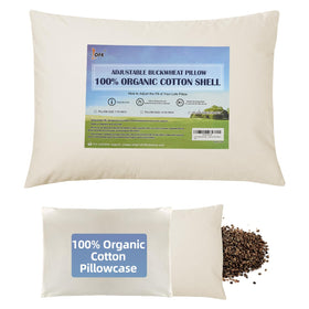 LOFE Buckwheat Pillow with Tartary hulls for breathable neck support