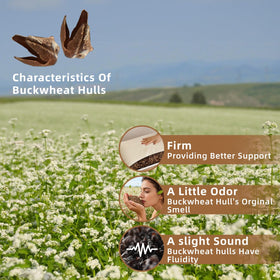 LOFE Buckwheat Pillow's washable cover makes nightly cleaning simple.