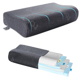 LOFE Contour Pillow close up of softness layer for personalized neck support