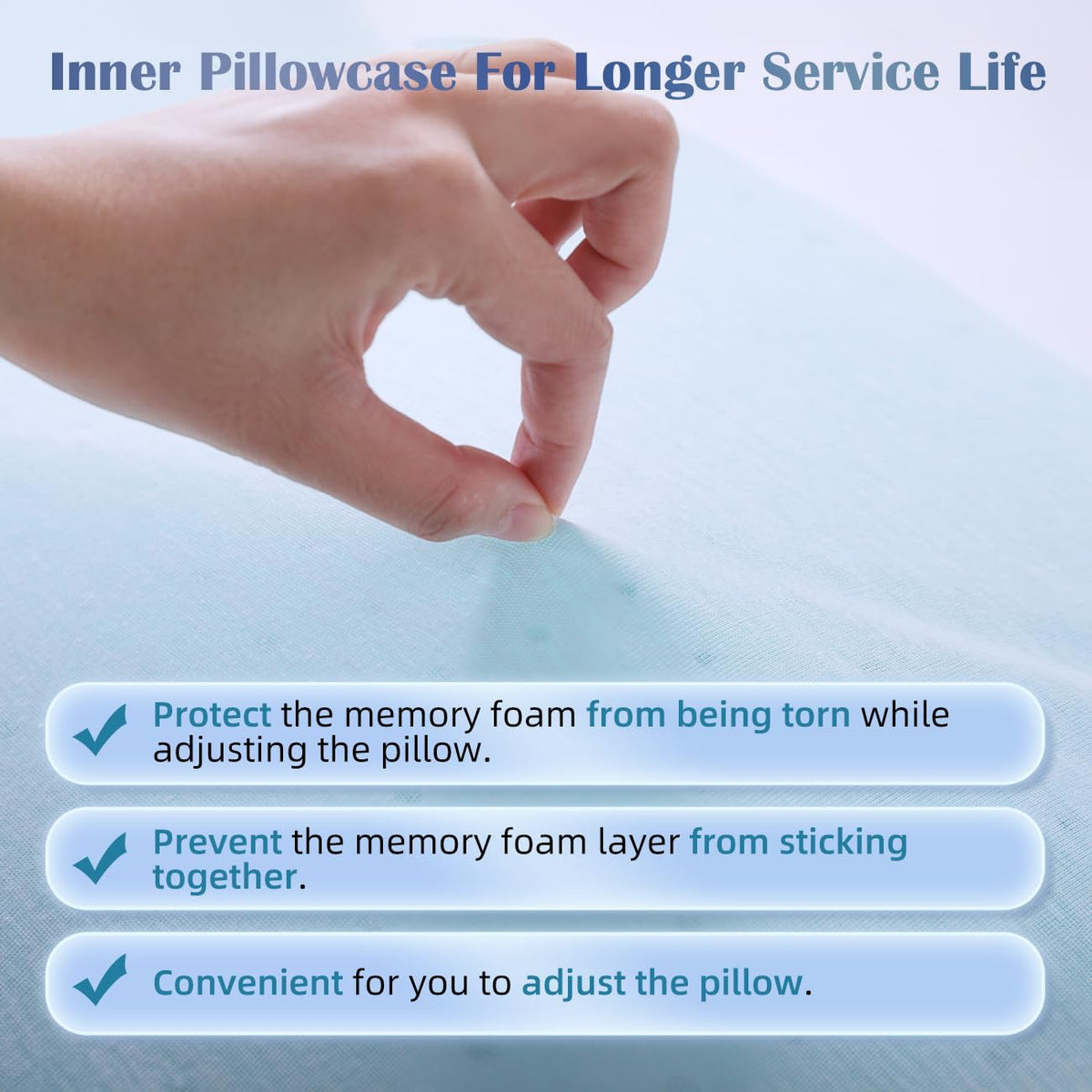 LOFE dual memory foam layers offer customizable softness and reliable support.