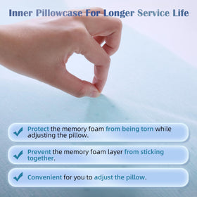 LOFE dual memory foam layers offer customizable softness and reliable support.