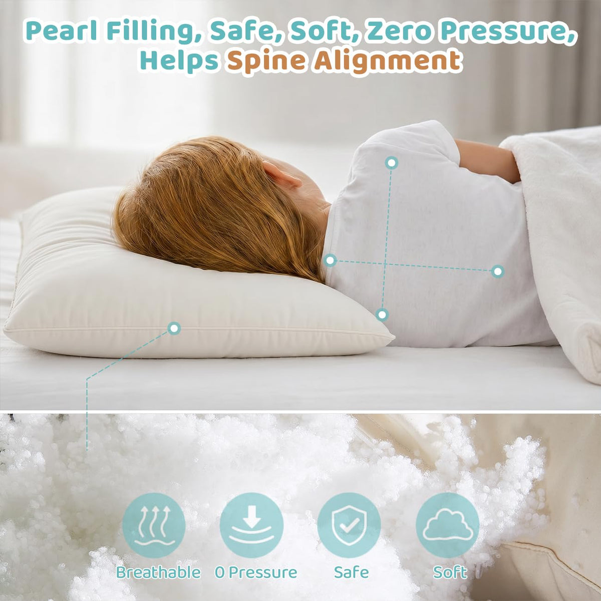 LOFE organic cotton shell in natural tan color for skin-friendly comfort.