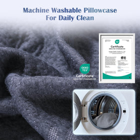 LOFE ventilation holes promote airflow to reduce heat buildup during sleep.