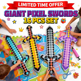 Lofeijxufj pixel sword kids-play action toy supports pretend play.