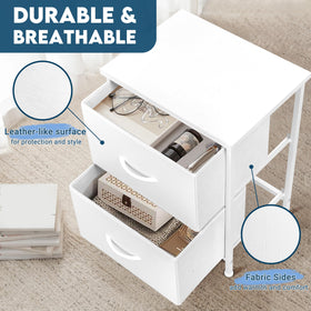 LOFTEY nightstand adjustable feet stabilize on uneven floors