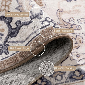 Lofus 8x10 rug suits high-traffic living rooms and dining areas