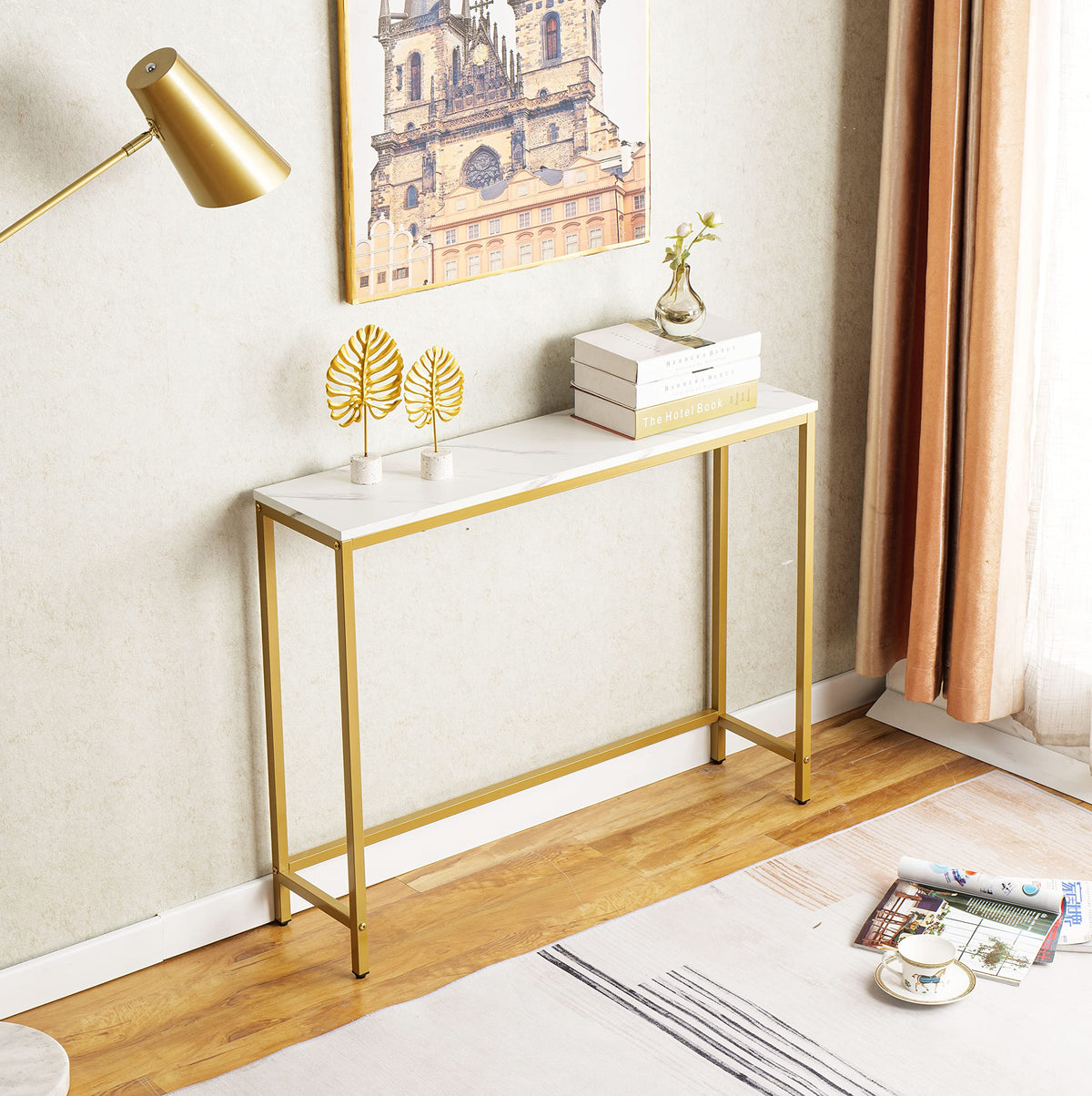 Loglus table with adjustable feet stays level on uneven floors.