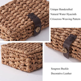 LOHONER handwoven texture emphasizes natural materials and artisanal craftsmanship.