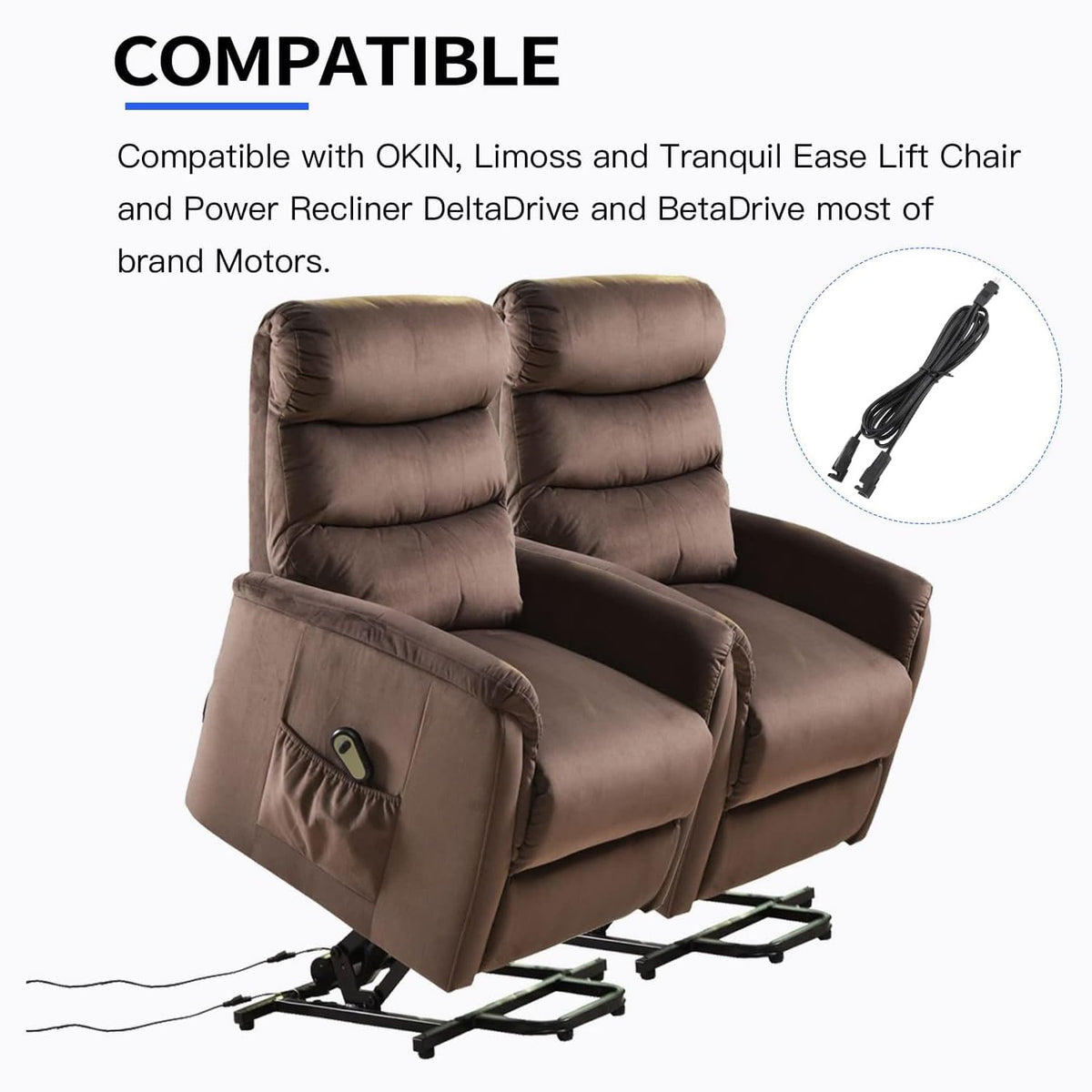 Lojiraz compact design fits under furniture for clean installation