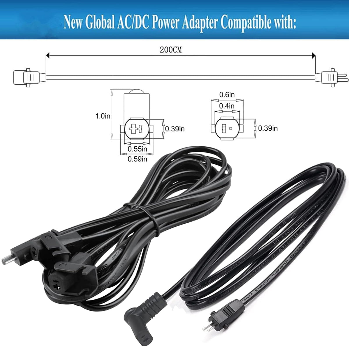Lojiraz L-shape extension cable end with sturdy connector