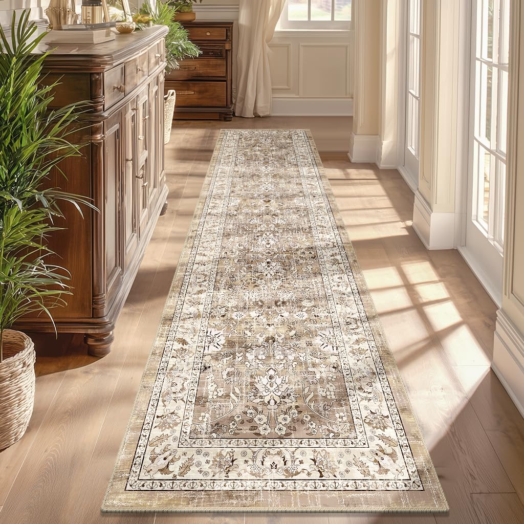 LOKHOM soft faux cashmere texture feels gentle underfoot in living spaces.