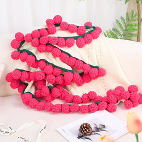 LOKOZ versatile décor blanket doubles as a bouquet when rolled.