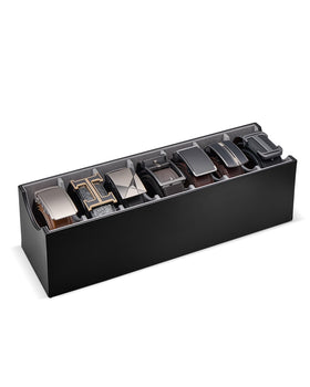 Lolalet 7-compartments belt organizer keeps belts neatly separated and crease-free.