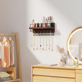 Lolalet perfume shelf integrated into the organizer for easy access.