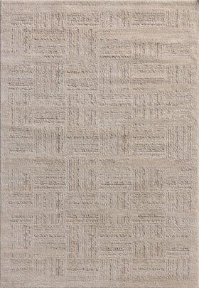 Loloi Amber Lewis Monty rug abstract design adds visual interest in modern rooms.