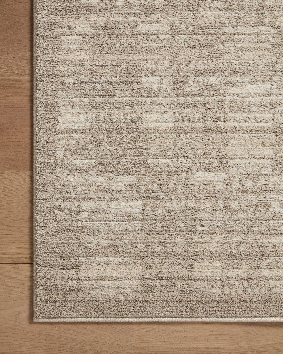 Loloi Darby polyester rug close-up highlights durable fiber and everyday practicality.