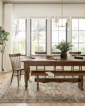 Loloi Layla Lay-03 distressed vintage pattern adds character to spaces.