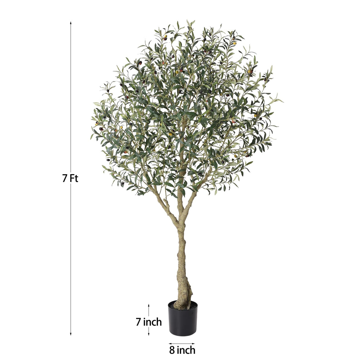 LOMANTO easy-assembly artificial tree for quick home or office setup.