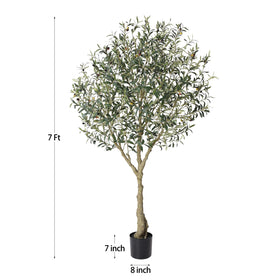 LOMANTO easy-assembly artificial tree for quick home or office setup.