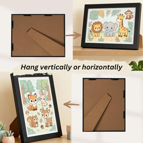 LOMISTORY hidden storage behind frame preserves artworks