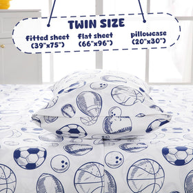 LONAVA Ball Sports pillowcase 20x30 adds playful flair for bedtime.