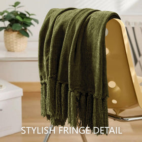 Long Create Chenille Throw makes a thoughtful gift