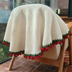 Longhui Bedding blanket on sofa shows versatile home decor use.