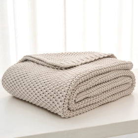 Longhui Bedding nursery blanket in beige, perfect for baby moments.