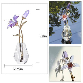 LongWIN purple glass lilies provide an elegant focal point at events.