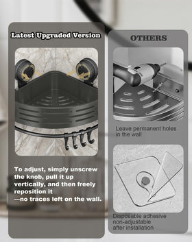 LOOCH no-drill installation guide with simple twist-click.