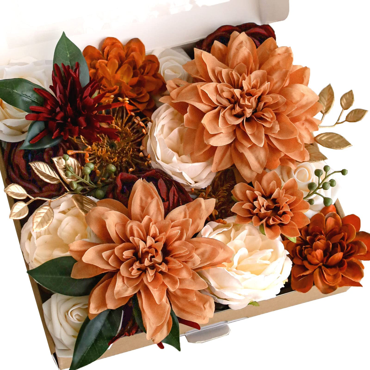 Lookein artificial flowers bouquet for elegant DIY wedding arrangements and long-lasting decor.