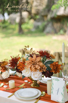 Lookein artificial flowers wreath accent for seasonal home decor and events.