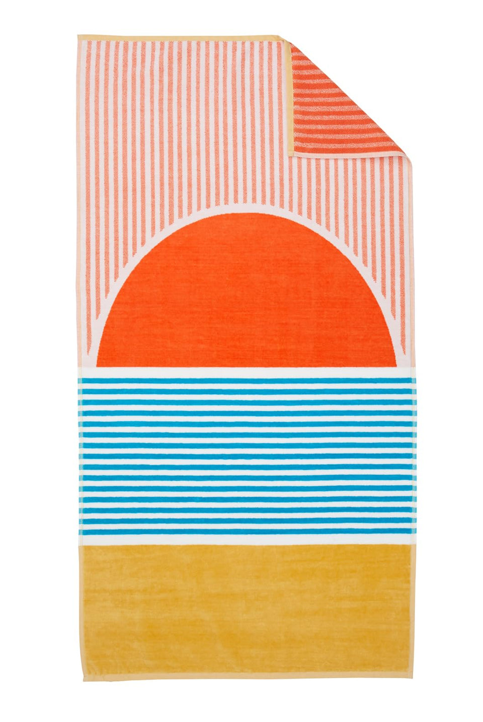 Loon & Lake Beach Towels Sunset, plush cotton for cozy beach lounging at dusk.