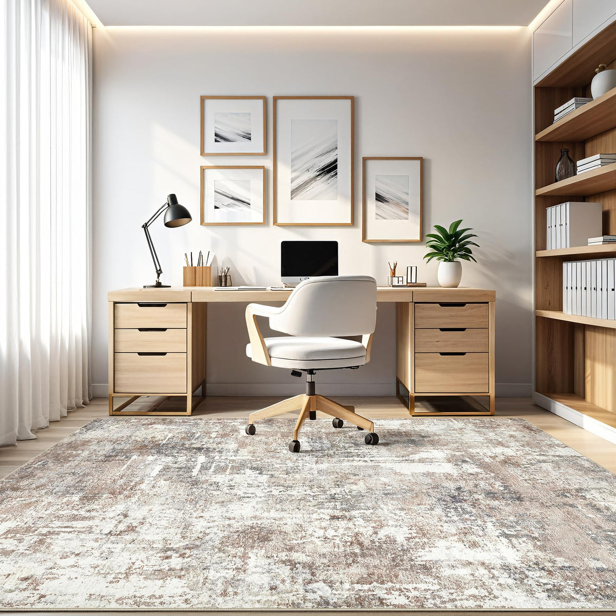 LOONGRUG high-traffic-ready rug stands up to daily use.