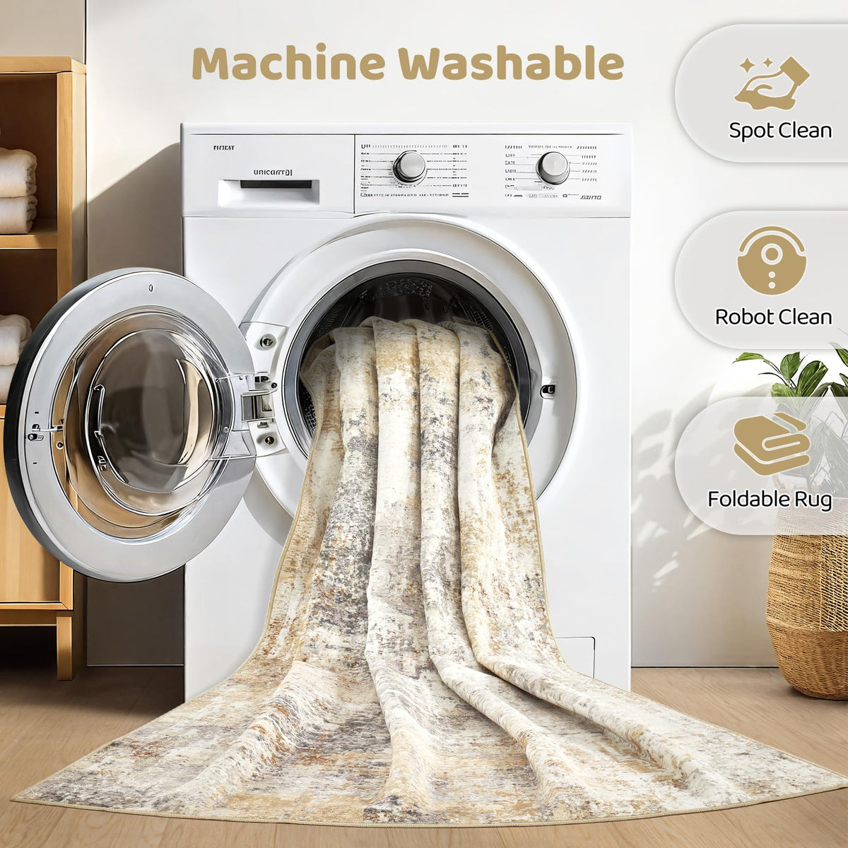 LOONGRUG ultra-soft low-pile surface underfoot for everyday comfort