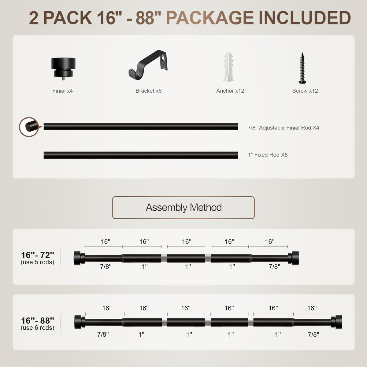 Lootkell curtain rods for outdoor patios add refined finish.