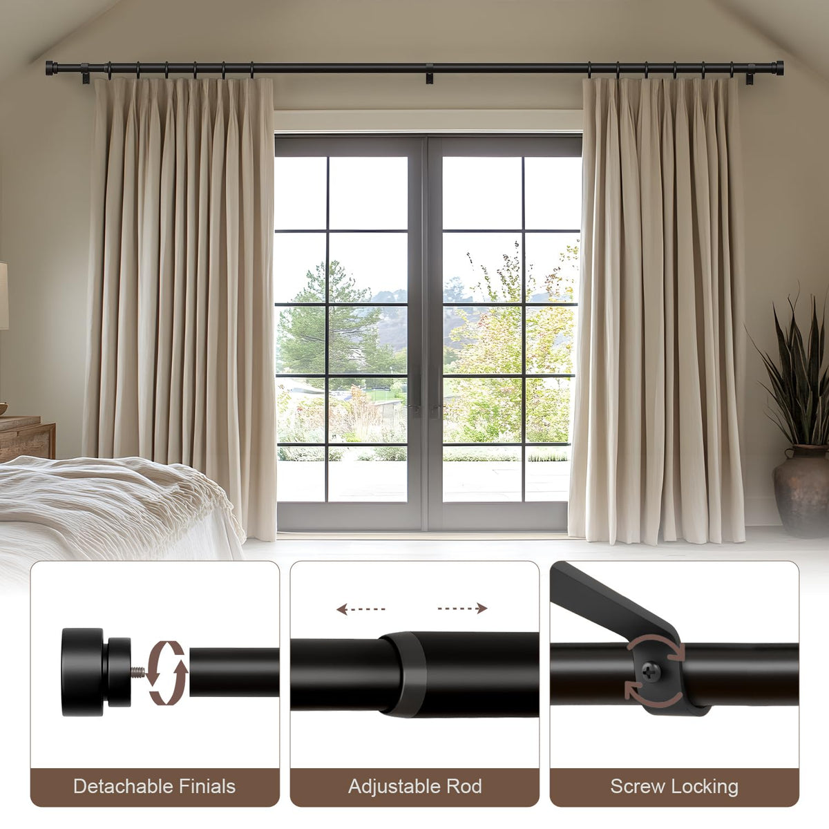 Lootkell sturdy brackets and screws ensure secure wall mounting on various surfaces.