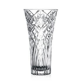 Lorren Melodia vase cut-crystal glow enhances centerpieces for events