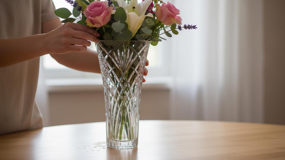 Lorren Melodia vase is dishwasher safe for easy cleanup