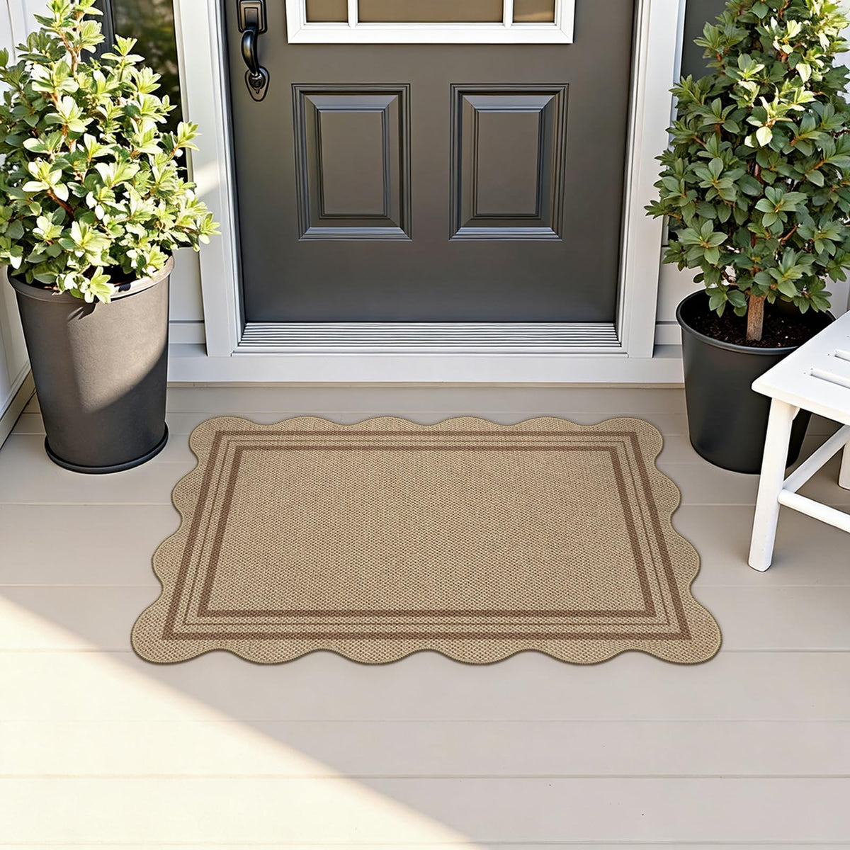 LORWER 2x3 small kitchen rug, washable, adds farmhouse charm.