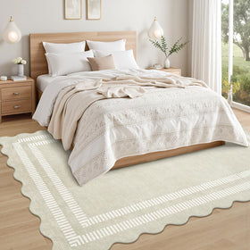 LORWER rug is versatile for living room, nursery, or office.
