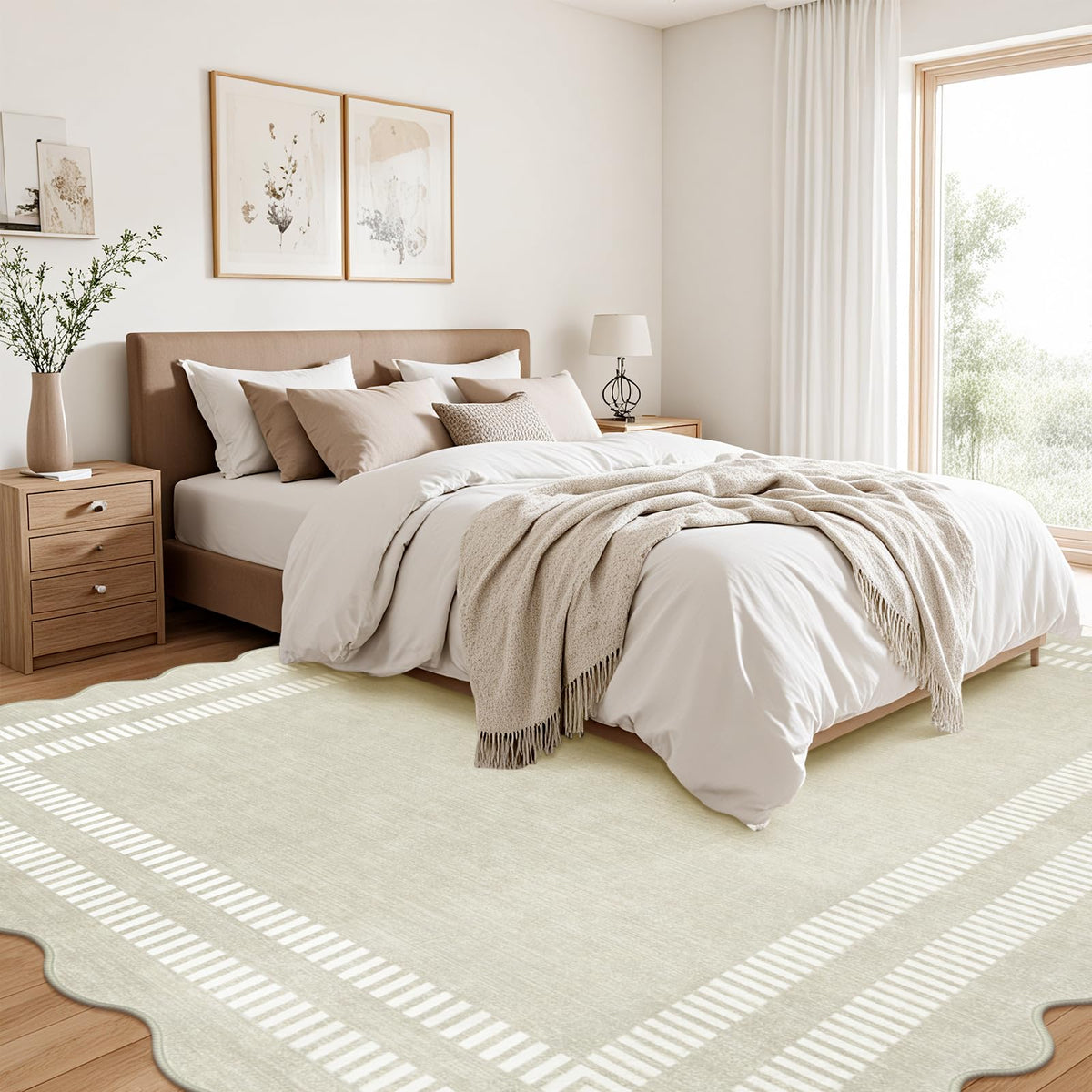 Lorwer machine-washable rug designed for easy care in busy homes.