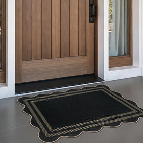 LORWER Charcoal black finish adds versatile farmhouse charm