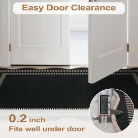 LORWER Low-pile Indoor Outdoor Rug for high-traffic halls